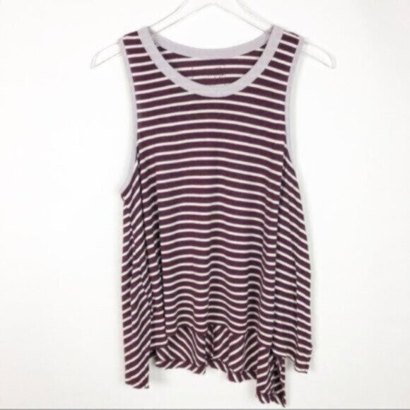 Anthropologie Tops - We The Free | Women's Sleeves Stripe Pattern Tank Top Size Medium